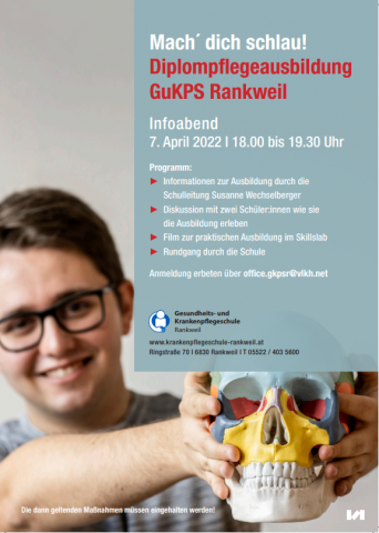 Infoabend am 07.04.2022-wir freuen uns auf Ihre Anmeldung!